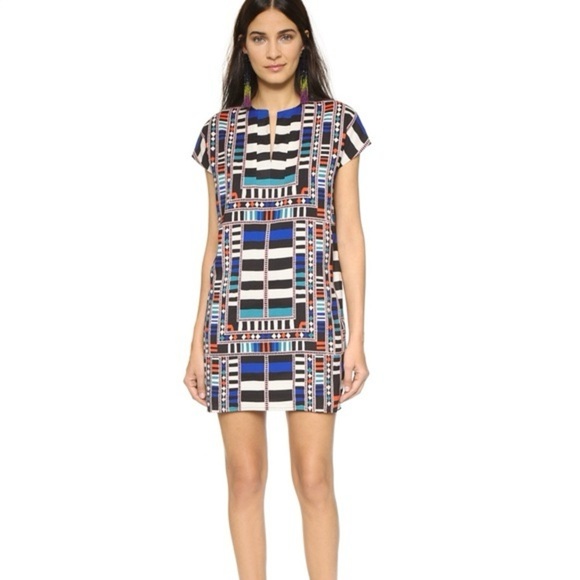 Mara Hoffman Tribal Shift Dress (17) - Picture 1 of 7